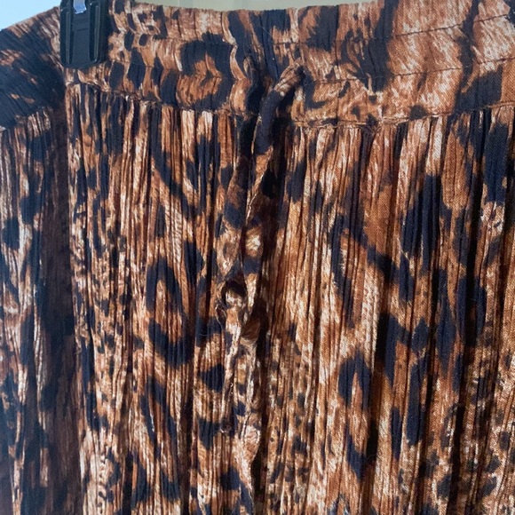 đź’›Animal print drawstring midi skirt - Picture 4 of 5